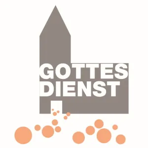 Kirche mit dem Wort Gottesdienst